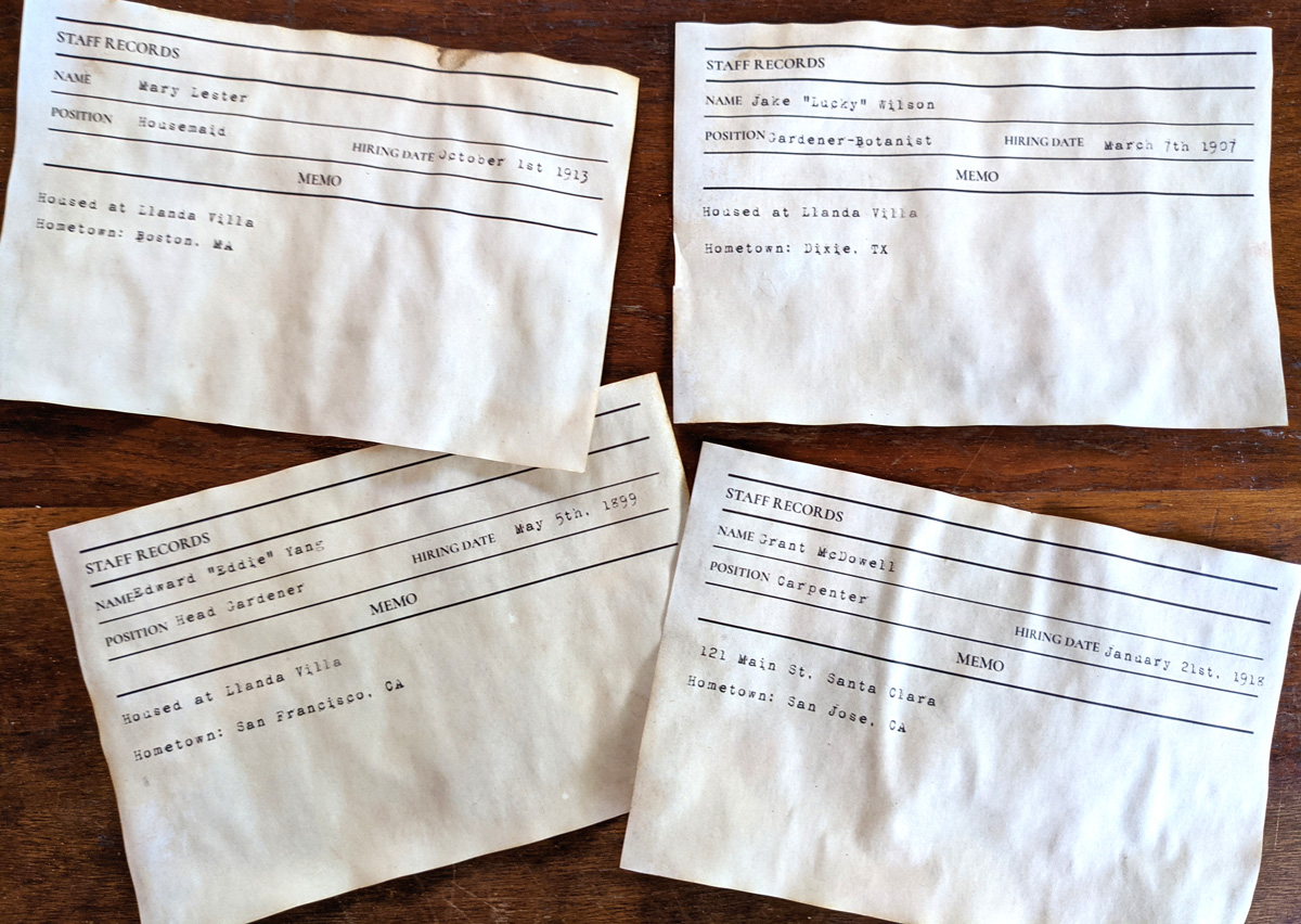 Photo of some of the content of the game #1